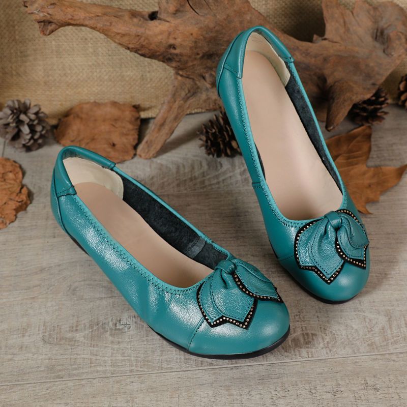 【clearance sale】new summer women's leather shoes - soft leather, soft sole, wear-resistant, breathable, waterproof, odor-resistant, and suitable for indoor wear