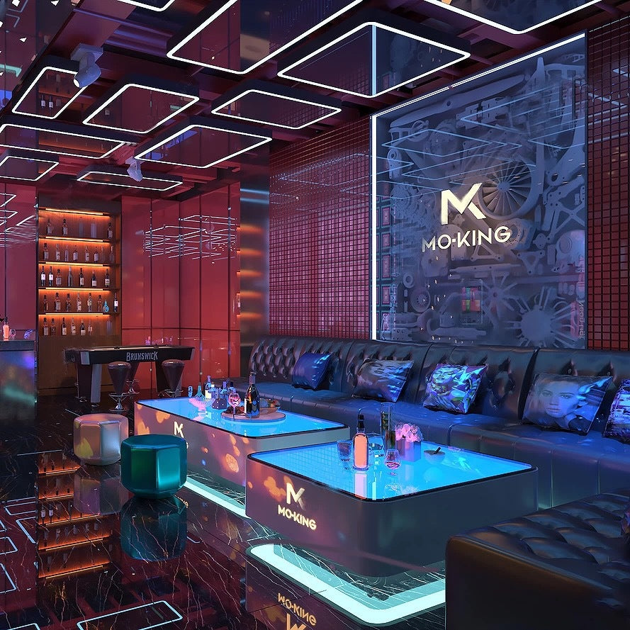 Professional custom ktv abyss luminous coffee table bar club bar counter box special ktv coffee table
