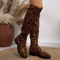 Exportplus size over-the-knee elastic boots fall and winternew arrivalknee highthick solepure colorfashion women's boots in stock