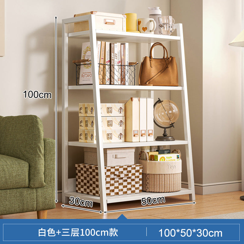 Shelf Shelf Floor-to-ceiling Bedroom Multi-layer Storage Living Room Storage Display Shelf Office Super Load-bearing Iron Shelf