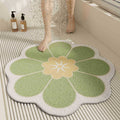Special-shaped flower bathroom non-slip floor mat cut out wire loop shower room anti-fall foot mat bathroom bathtub drain foot mat