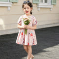 Girls' summer dress: new short-sleeve sweet & stylish princess dress for baby girls, toddler & little girl summer collection