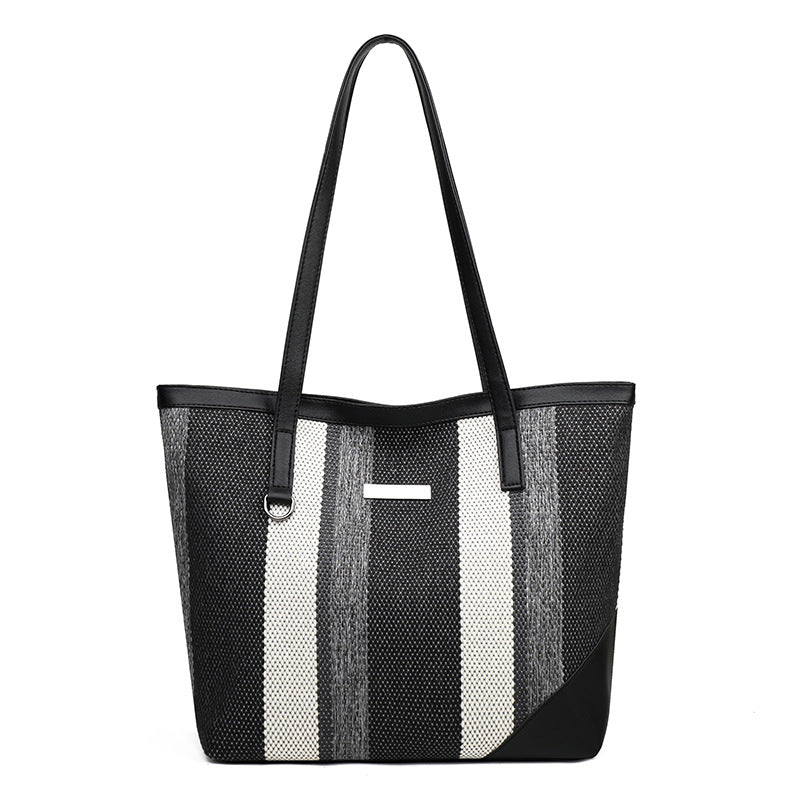 2023 new women's shoulder bag fashion handbag simple versatile large capacity mommy bag dropshipping available