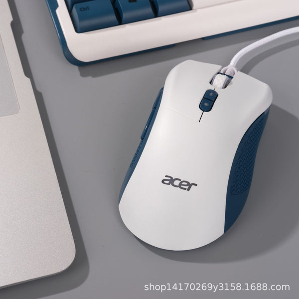 Factory straight hair mechanical mouse macro programming wired gaming mouse streamer light 7200DPI adjustable