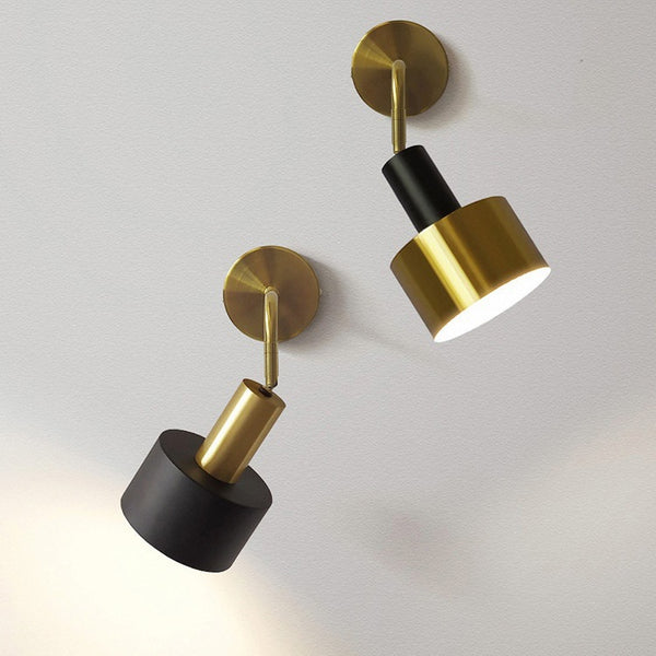 Modern simple bedside wall lamp lighting bathroom mirror headlamp Nordic light luxury bedroom background wall flashlight wall lamp