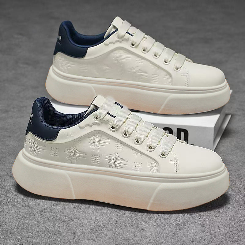 Men's shoes 2026 new spring breathable athletic casual sneakers men's white shoes hot selling student fashion shoes for men