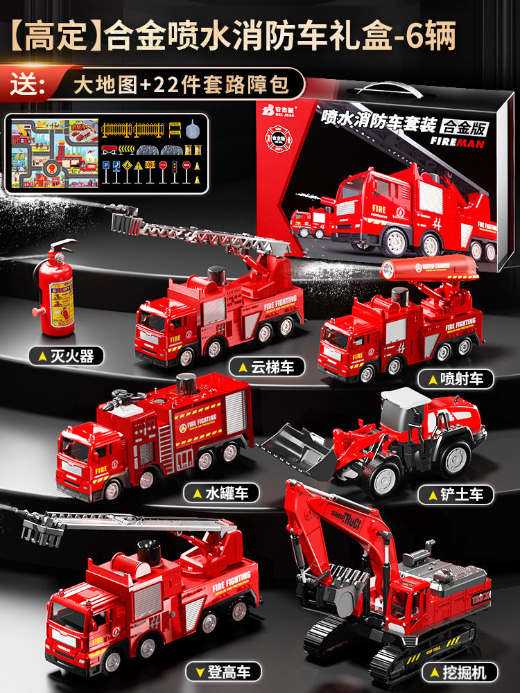 Bejies excavator alloy construction vehicle set model - toy bulldozer for boys & kids - birthday gift