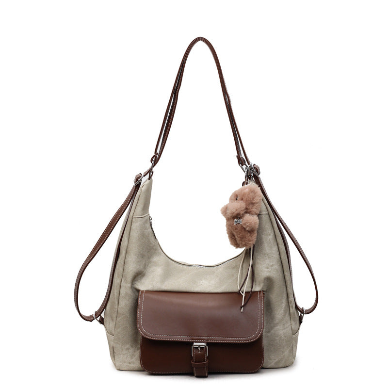 2025 new autumn/winter designer handbag - casual, versatile crossbody bag, multi-functional large capacity student backpack