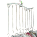 Wall-mounted side rack children's clothing store decoration clothes rack wavy side-mounted women's clothing front-mounted side rack wall-mounted clothes