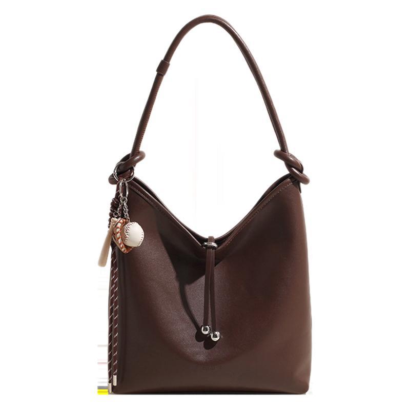 Retro bag women's large capacity 2025 new autumn and winter casual shoulder messenger bag versatile work commuter dumpling bag