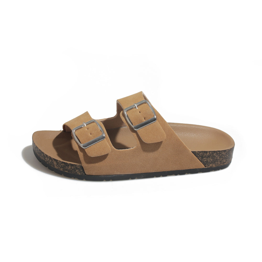 2026 new french retro chunky platform double buckle french chic sandals & slippers - summer outdoor fashion, export quality