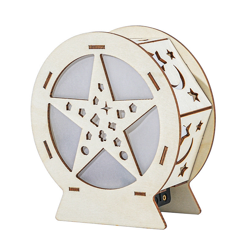 Science and technology small production voice-activated night light scientific experiment ancient style handmade DIY creative science and education material package small invention