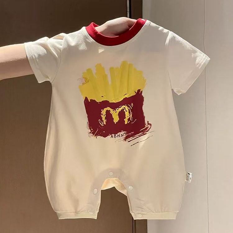 Summer fashionable jumpsuit infant clothes cute baby summer clothes super cute home clothes summer outing clothes