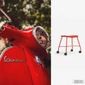 Movable pulley stool creative wheeled chair desk dressing stool coffee shop restaurant soft chair iron chair normcore