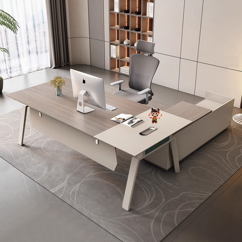 Modern minimalist executive desk manager office desk executive office table stylish boss desk office desk and chair set