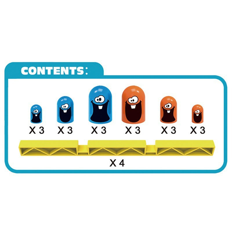 Cross-border export of children's toys, big eat three serial games, matryoshka dolls, parent-child interaction, educational toys manufacturers