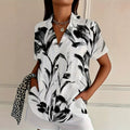 wholesale women's short-sleeved shirts, trendy shirt with hot-selling cross-border print designs, dropshipping available