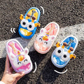 Kids' slippers - summer collection: girls' & boys' anti-slip bath & shower slippers for indoor/outdoor use - soft sole house slippers for toddlers & children