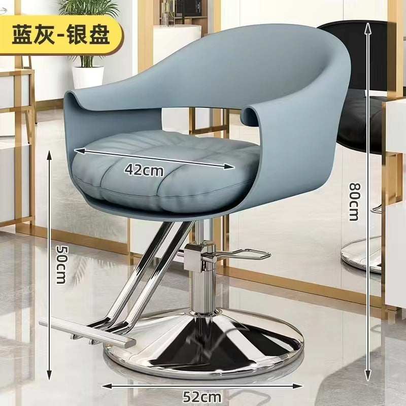 Wholesale barber chair with backrest for hair salons - adjustable height, swivel, and professional styling seat - direct from the manufacturer