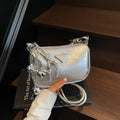 spring hot-selling silver handbag for women, 2026 new arrival, premium quality shoulder bag, versatile trendy crossbody bag