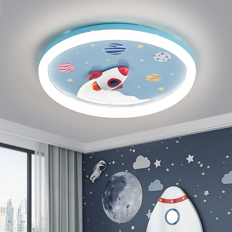 Intelligent led ceiling light full spectrum bedroom light simple creative boy children's room airplane restaurant room lighting