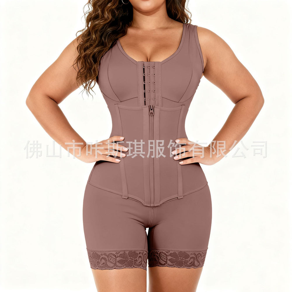 Bodyshaperfashion mesh shaping one-piece corset, tummy control, hip lift, body shaping, tight buttocks, body shaping