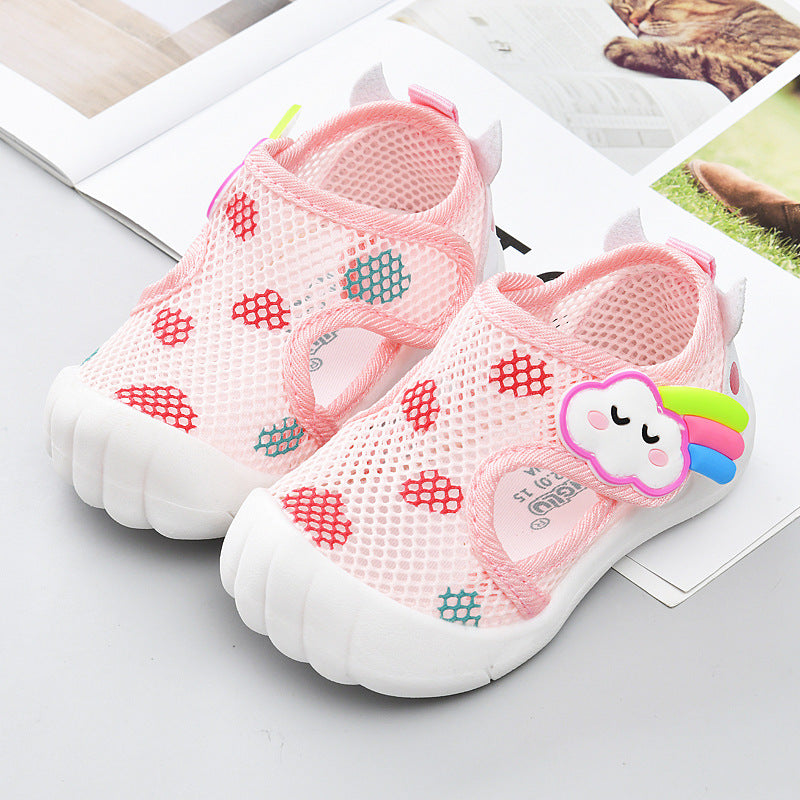 Baby sandals & first walker shoes - new summer collection for 0-1-2 year olds. mesh, soft sole, breathable shoes for baby boys & girls
