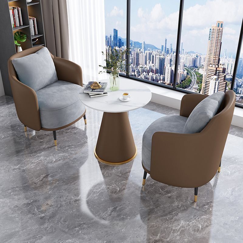 Business reception sofa coffee table combination hotel lobby light luxury leisure light luxury hotel rest area negotiation tables and chairs