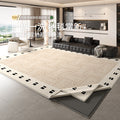 Removable and washable carpet, living room modern minimalist double-layer machine washable sofa soundproof mat, italian high-end easy-care rug