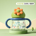 Baohui baby bottle tritan baby-resistant wide-diameter water cup baby learning cup sliding cover anti-choking gravity ball water cup