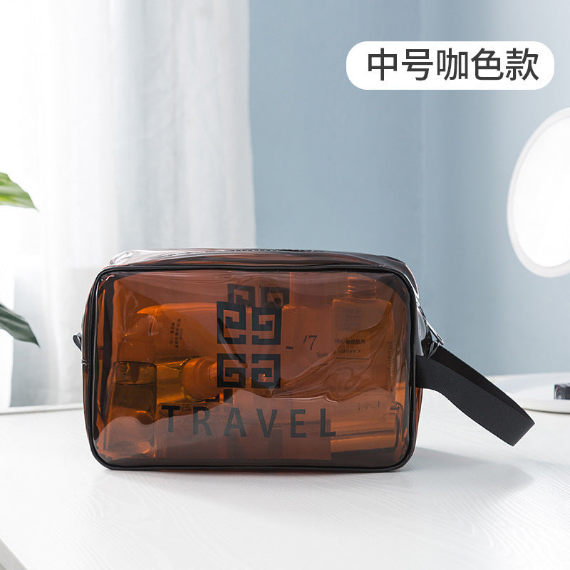 Wash bag Travel storage Premium waterproof pvc storage bag Cosmetic bag Portable portable cosmetic bag Transparent