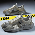 Men's spring breathable 2025 new mesh athletic casual running design niche travel dad shoes versatile trendy sneakers