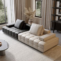 Lawrence genuine leather sofa italianclassy first layer cowhide living room small apartment modernaccessible luxury straight row full leather sofa