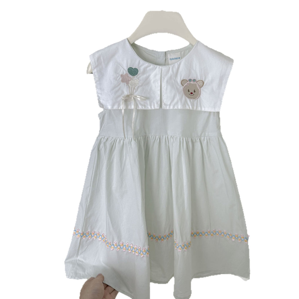 【summer clearance with free shipping】 new korean style fashion girls' dress - sweet cotton dress for kids