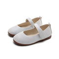 spring/autumn korean style new girls' leather shoes, export order, princess flats, children's velcro performance dance shoes