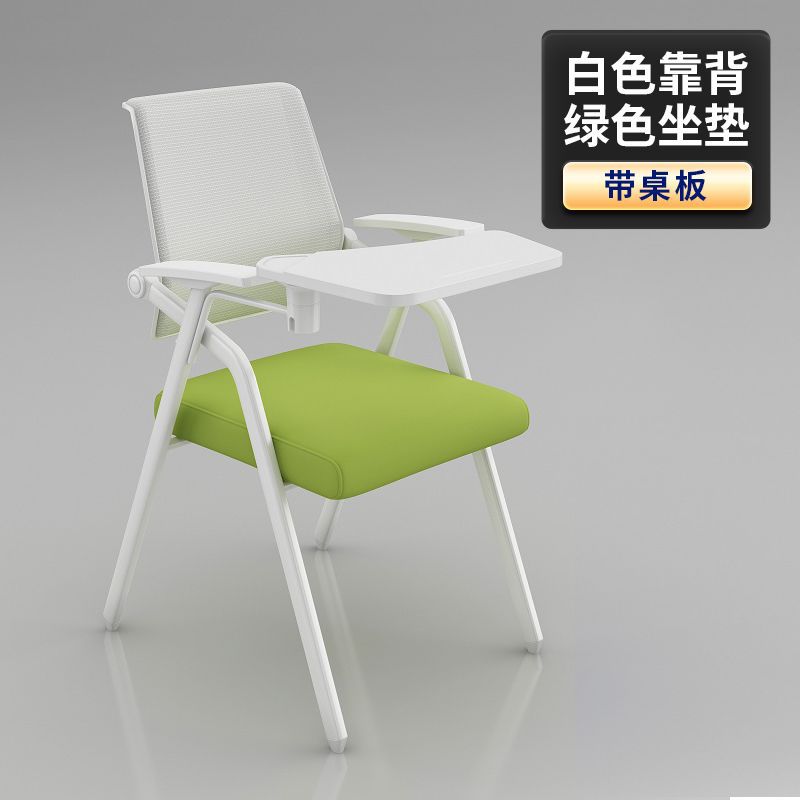 Conference writing board table and chair office chair all-in-one conference room meeting foldable chair foldable training chair with table board chair
