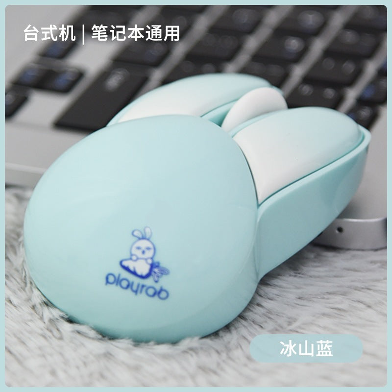 Mothanshou m6 bluetooth dual-mode wireless mouse, 2.4g silent rabbit office laptop mini mouse