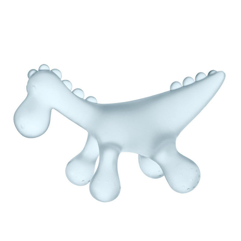 English card installation source factory infant dinosaur toothpaste bite Leke boiled food grade silicone toothpaste