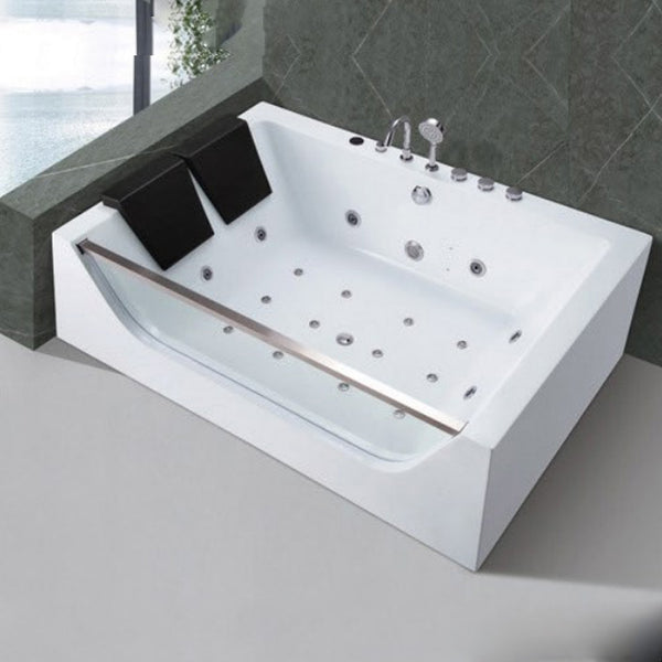 Double Jacuzzi, Acrylic Three Skirt Home B & B Hotel Bath Club SPA Soak Pool Thermostatic Bath