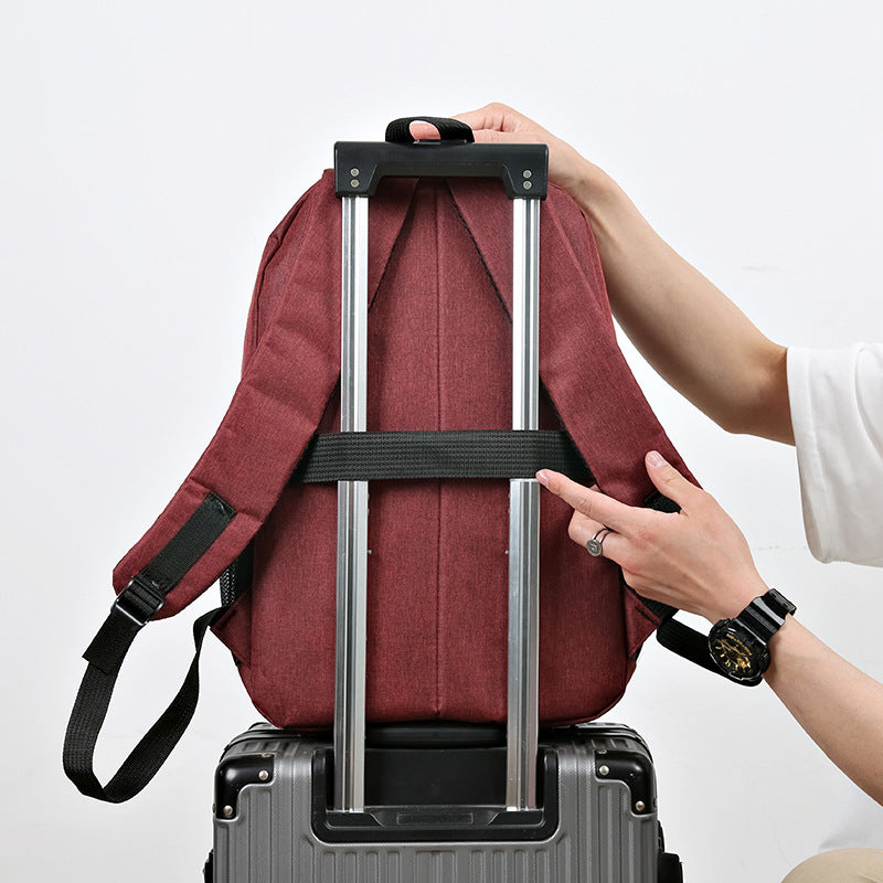 Cross-border backpack wholesale business commuter computer bag multi-functional simple outdoor travel backpack college student schoolbag