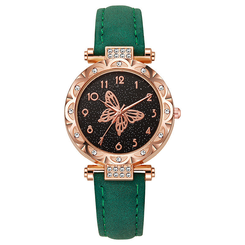 Wholesale direct sales: new fashionable women's watches for cross-border e-commerce - stylish, minimalist butterfly quartz watches
