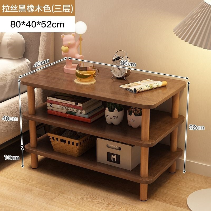 Bedside table bedside small table casual rental house small square table sofa side table bedroom simple for home storage rack
