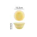 Nordic embossed ceramic western food dessert snack bowl - stylish, high-value rice bowl for home use - minimalist breakfast bowl