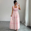 new arrival: sexy spaghetti strap, cinched waist, slit dress