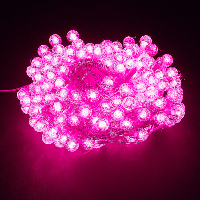 Outdoor camping led ball light string Outdoor battery box decoration star light Room atmosphere bubble ball light string
