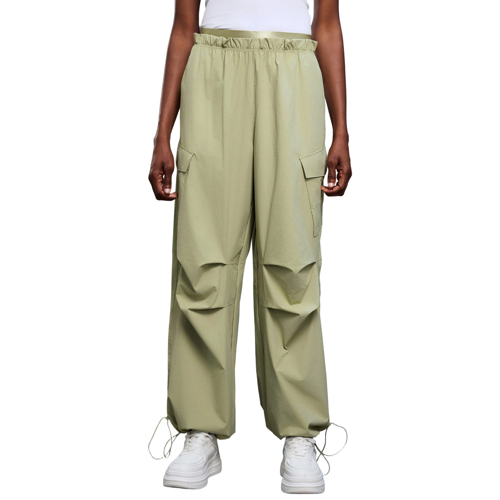 American paratrooper cargo pants - women's double waistband, straight leg, jogger style, quick-dry, breathable, casual activewear trousers d25111