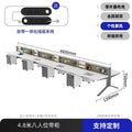 4.8m eight-person workstation with storage cabinets