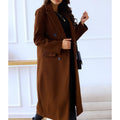 fall/winter new collection: independent e-commerce, us & european, tiktok-driven, cross-border trade women's double-breasted wool coat
