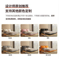 Foshan factory personalized modern casual suspended bed small elephant ear suspended cream style double master bedroom bed