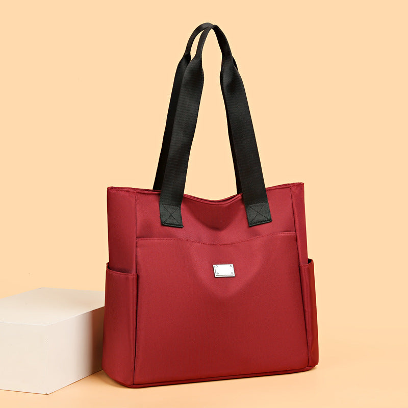 Trendy tote bag - large capacity women's travel shoulder bag - 2023 new cross-border oxford cloth bag wholesale